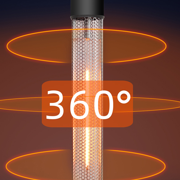 Calentador eléctrico WarmWave de 360°