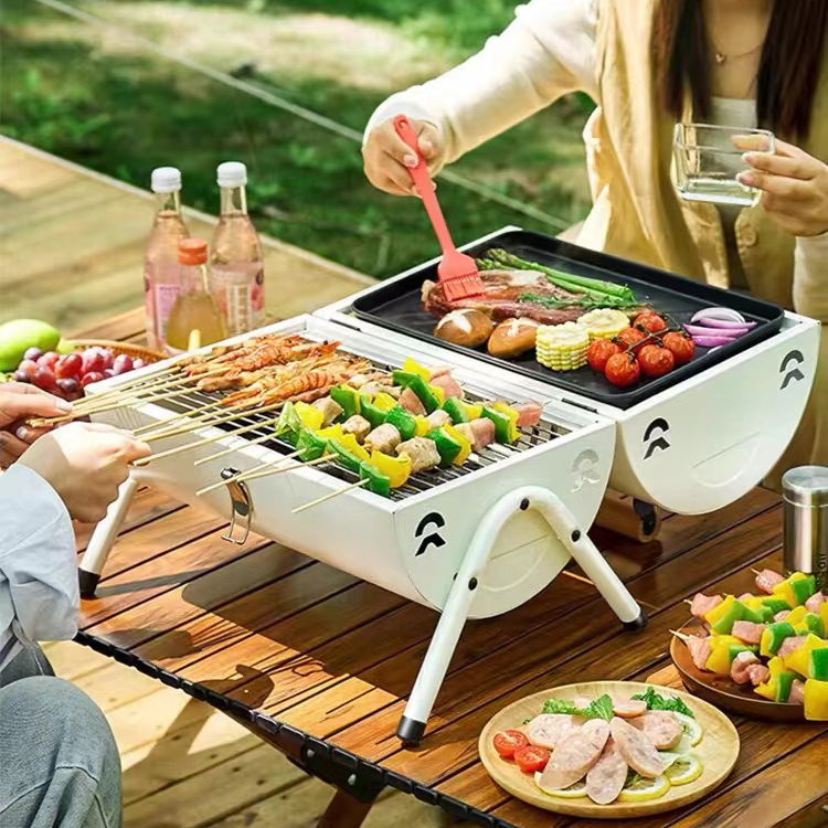 Parrilla de barbacoa plegable duradera: la solución perfecta para cocinar al aire libre