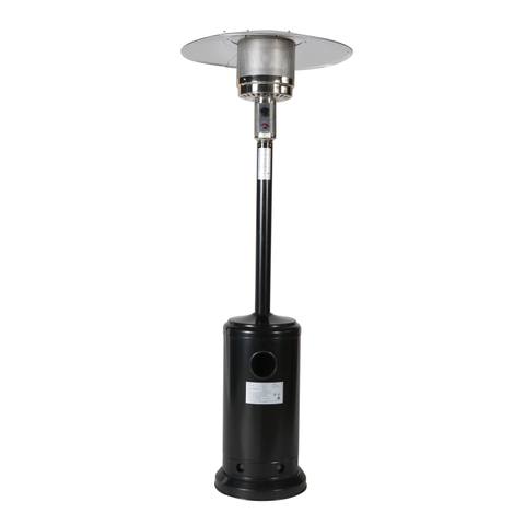 Calentador de gas Mushroom Patio Negro