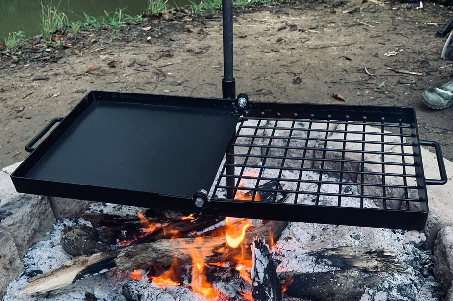 Grilla portátil de hierro plegable: su compañero de cocina al aire libre perfecto