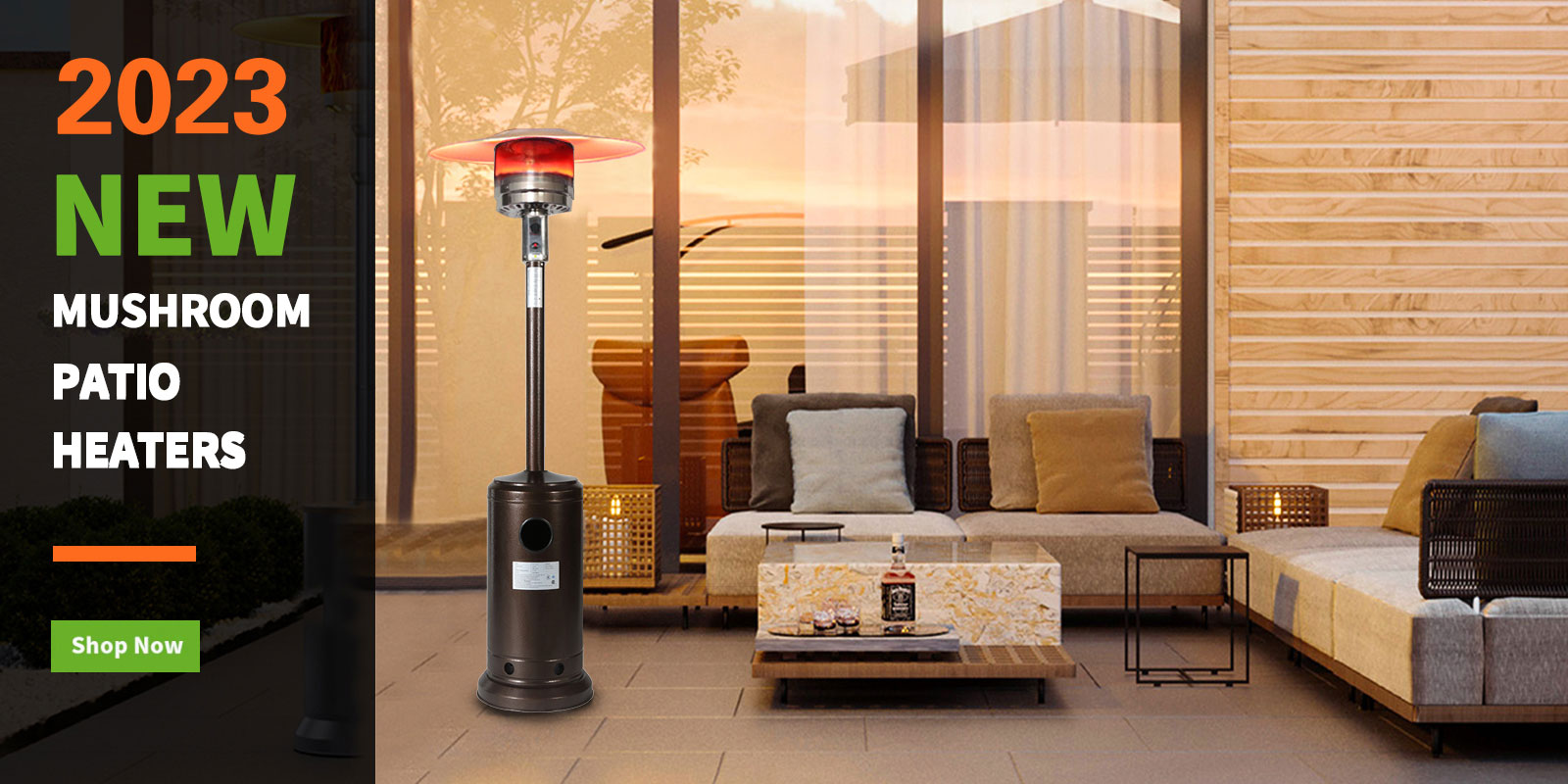 MUSHROOM PATIO HEATERS